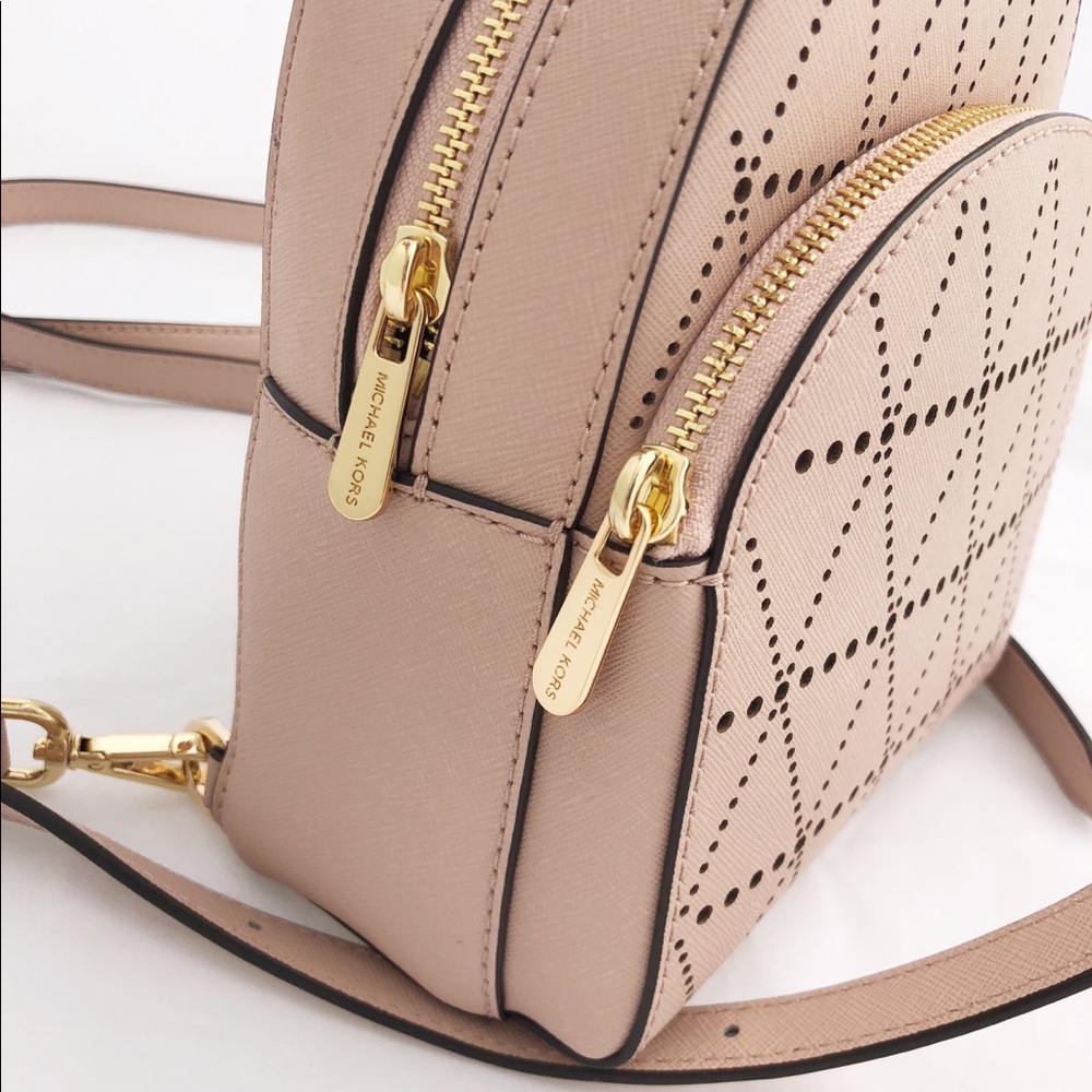 Michael Kors Abbey Mini BackpackBallet Pink Silver - Picture 4 of 8